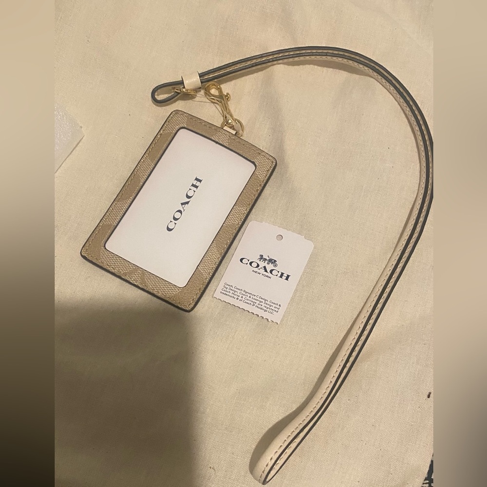 Coach Skinny Card Lanyard